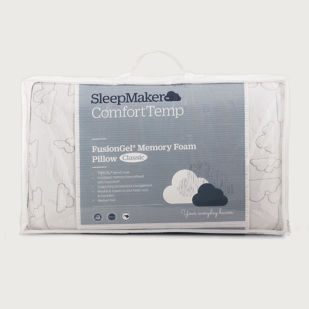 SleepMaker Fusion Gel Memory Foam Pillow - Classic image 2